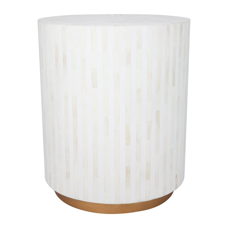Makayla Bone Inlay Side Table