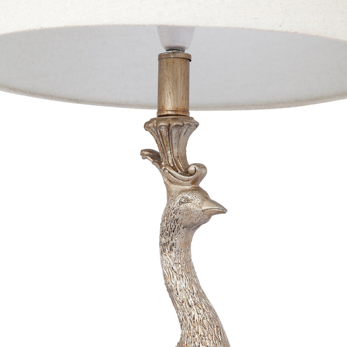Peacock Table Lamp