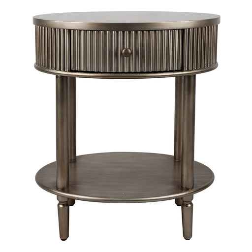 Arielle Oval BedSide Table