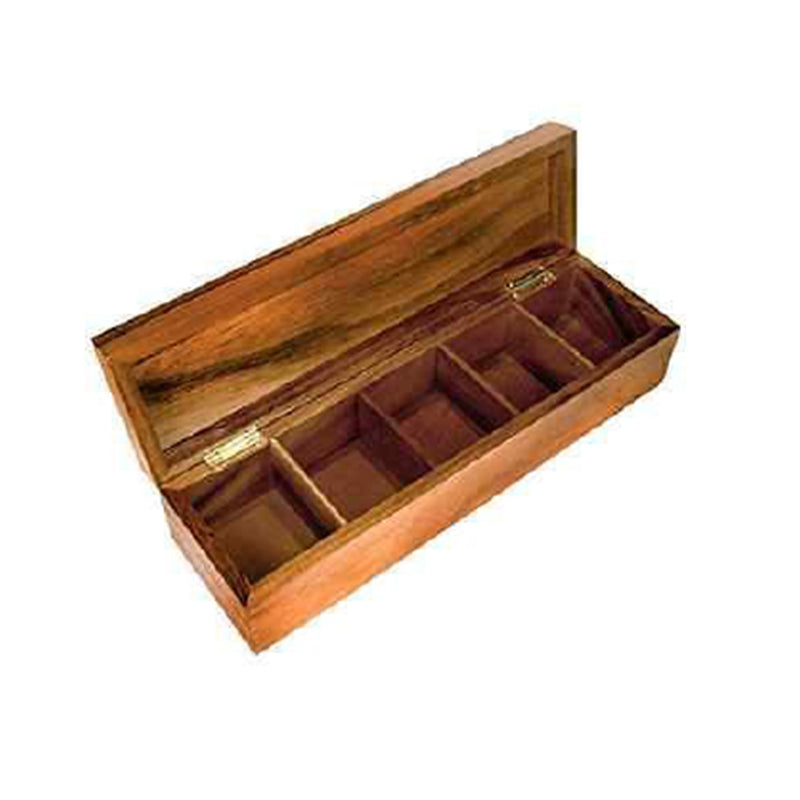 Acacia Wood Tea Box