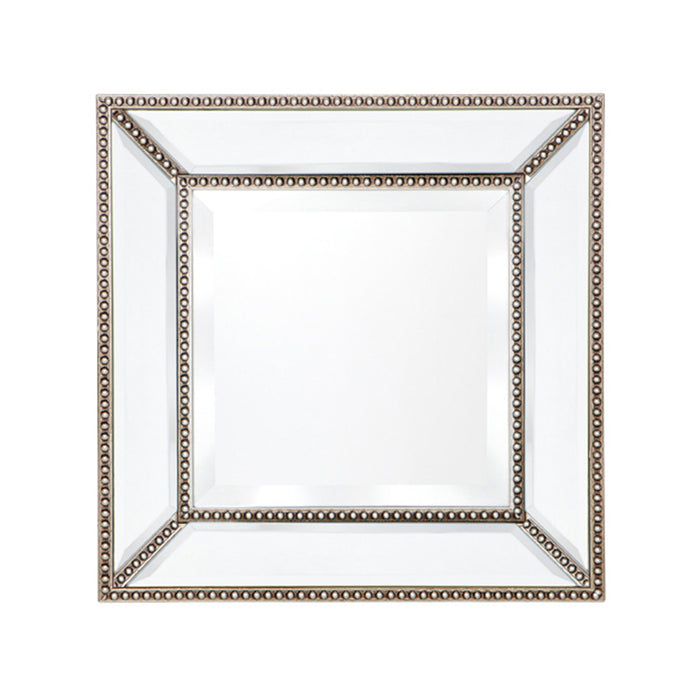 Zeta Wall Mirror Antique Silver