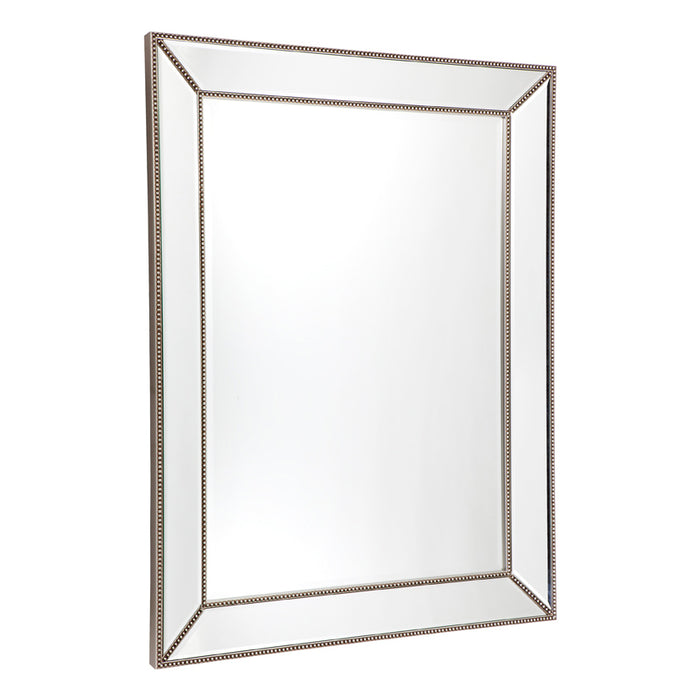 Zeta Wall Mirror Antique Silver