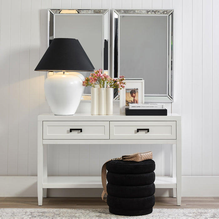 Zeta Wall Mirror White