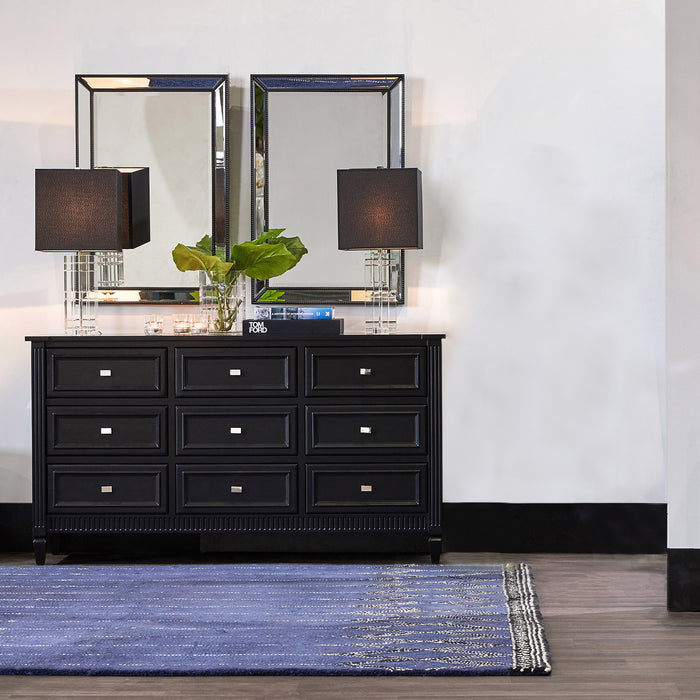 Zeta Wall Mirror Black