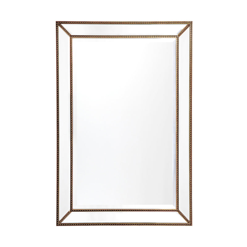 Zeta Wall Mirror Antique Gold