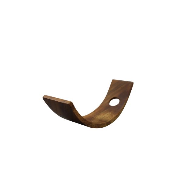 Acacia Wood Curved Wine Bottle Holder