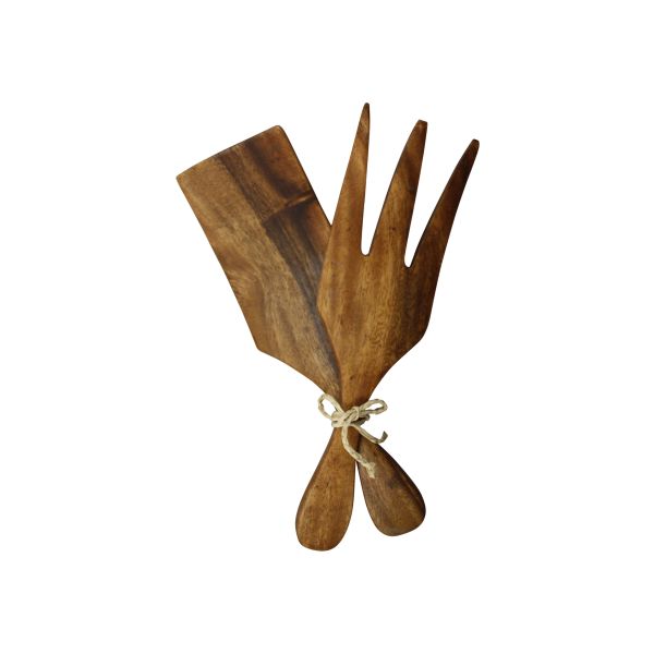 Acacia Wood Fork and Turner Set