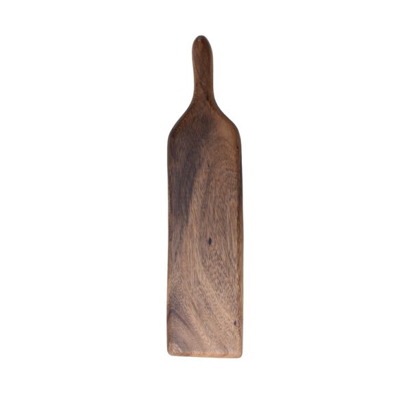 Acacia Wood Long Thin Serving Board with Handle