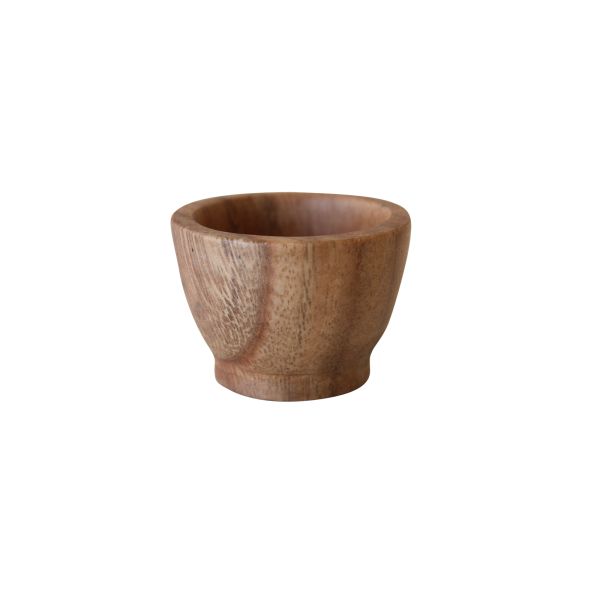 Acacia Wood Round Egg Cup