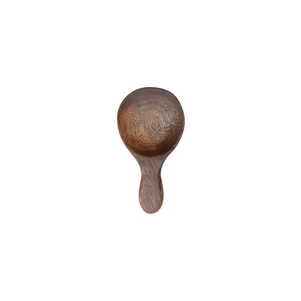 Acacia Wood Rounded Scooper Small