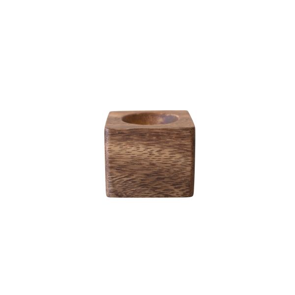 Acacia Wood Square Egg Cup