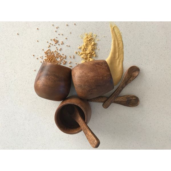 Acacia Wood Tea Cup / Gravy Pourer