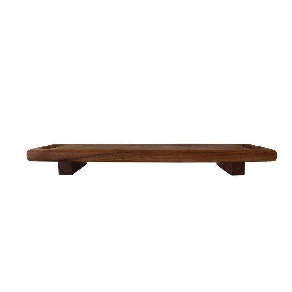 Acacia Wood Rectangle Serving/Grazing Board on Legs