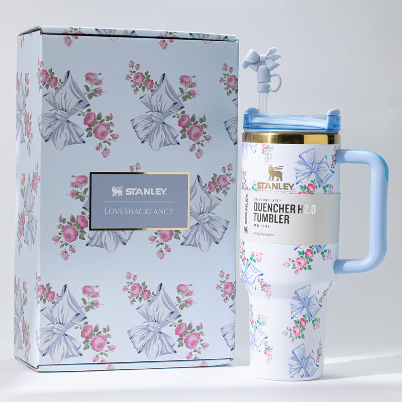 Stanley Blue Bow Blossom Tumbler  [Limited Edition]-0