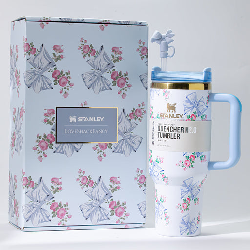 Stanley Blue Bow Blossom Tumbler  [Limited Edition]-0