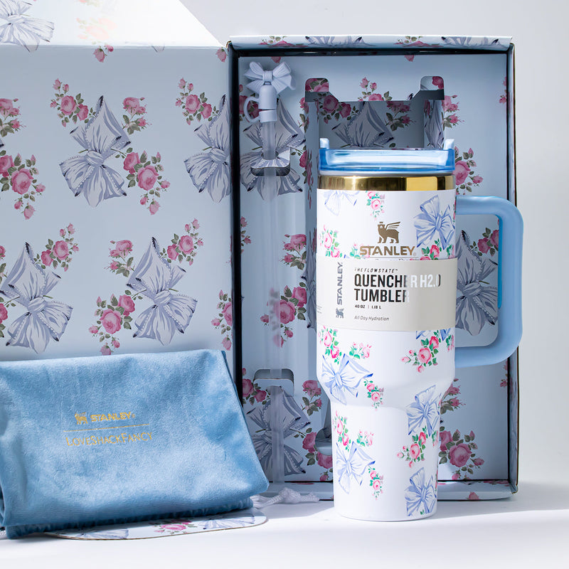 Stanley Blue Bow Blossom Tumbler  [Limited Edition]-3