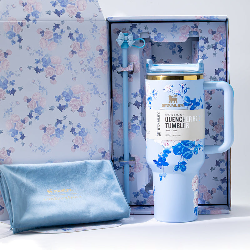 Stanley Blue Floral Breeze Tumbler [Limited Edition]-3