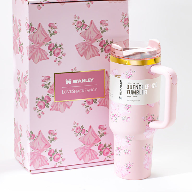 Stanley Pink Bow Blossom Tumbler [Limited Edition]-0