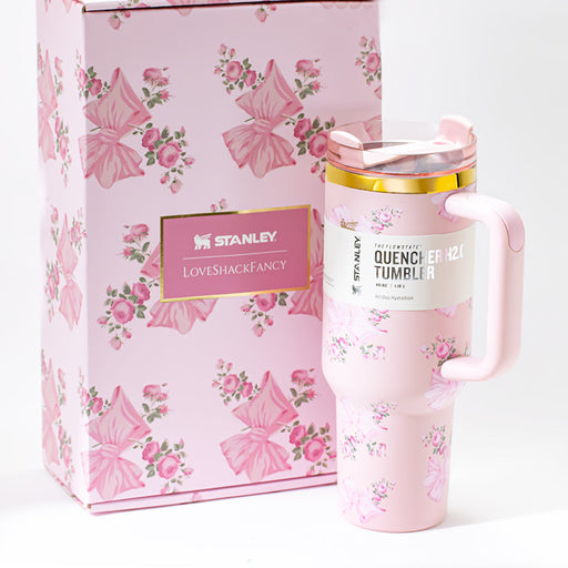 Stanley Pink Bow Blossom Tumbler [Limited Edition]-0