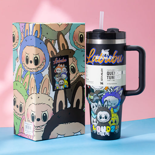 Stanley x Labubu Black Soul Rebellion Quencher H2O Tumbler [Limited Edition]-0