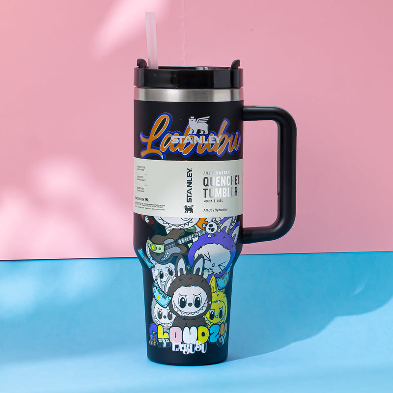 Stanley x Labubu Black Soul Rebellion Quencher H2O Tumbler [Limited Edition]-3