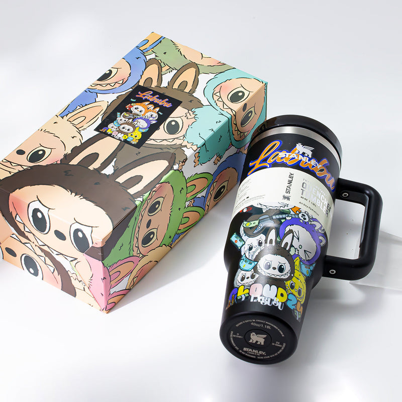 Stanley x Labubu Black Soul Rebellion Quencher H2O Tumbler [Limited Edition]-4