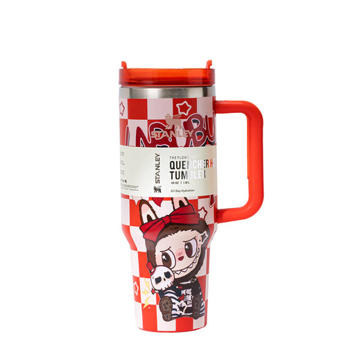 Stanley x Labubu Red Checkered Quencher H2O Tumbler [Limited Edition]-1