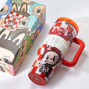 Stanley x Labubu Red Checkered Quencher H2O Tumbler [Limited Edition]-3