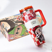 Stanley x Labubu Red Checkered Quencher H2O Tumbler [Limited Edition]-4