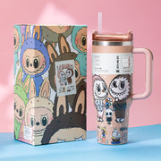 Stanley x Labubu Sweet Apricot Quencher H2O Tumbler [Limited Edition]-0
