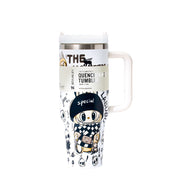 Stanley x Labubu White Sketchbook Quencher H2O Tumbler [Limited Edition]-1