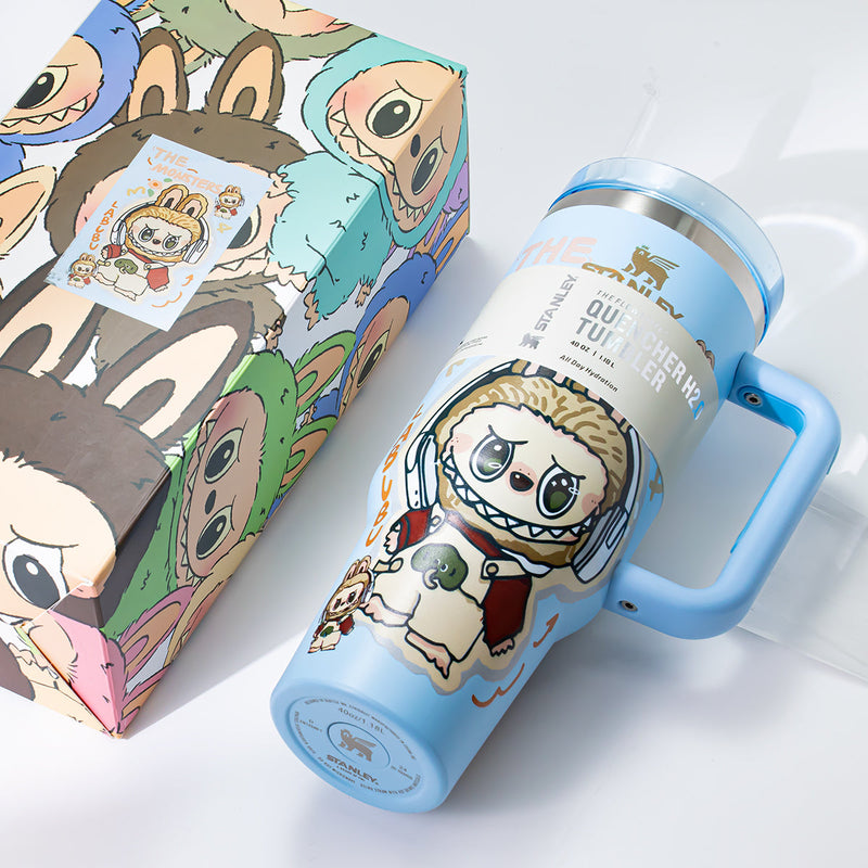 Stanley x Labubu Winter Blue Quencher H2O Tumbler [Limited Edition]-3