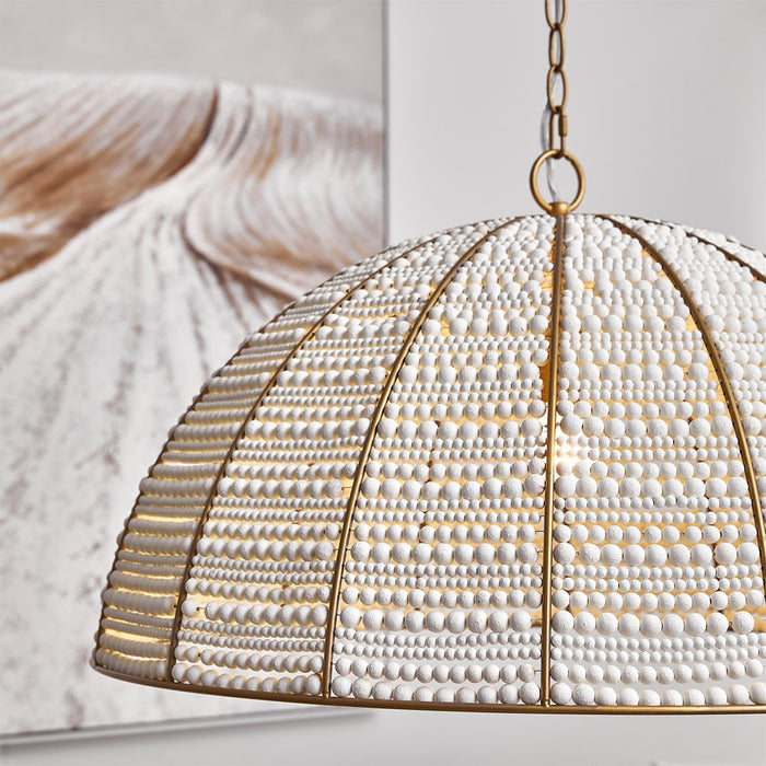 Sierra Beaded Dome Pendant