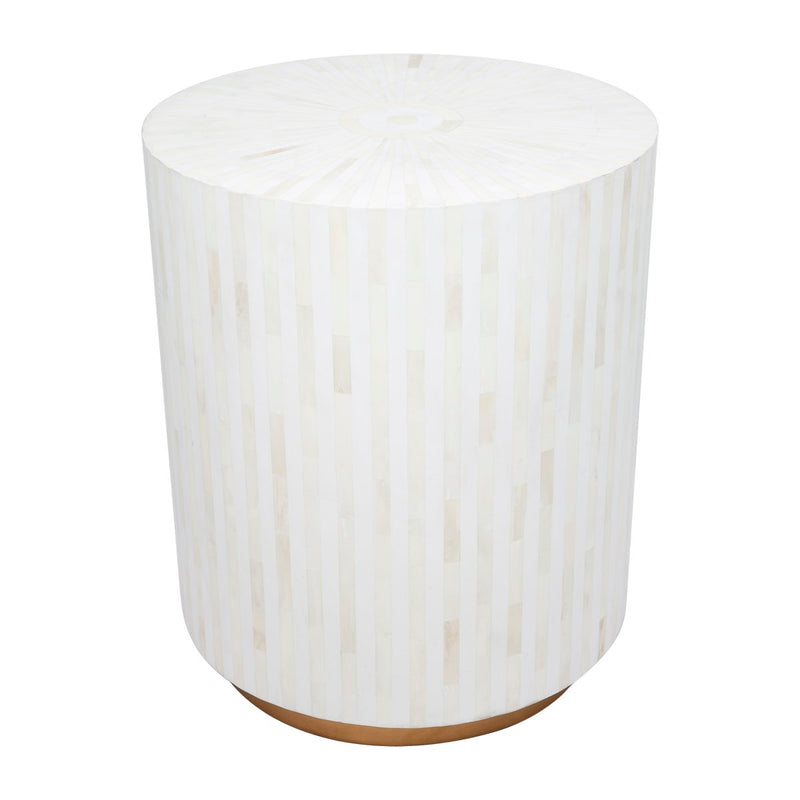 Makayla Bone Inlay Side Table