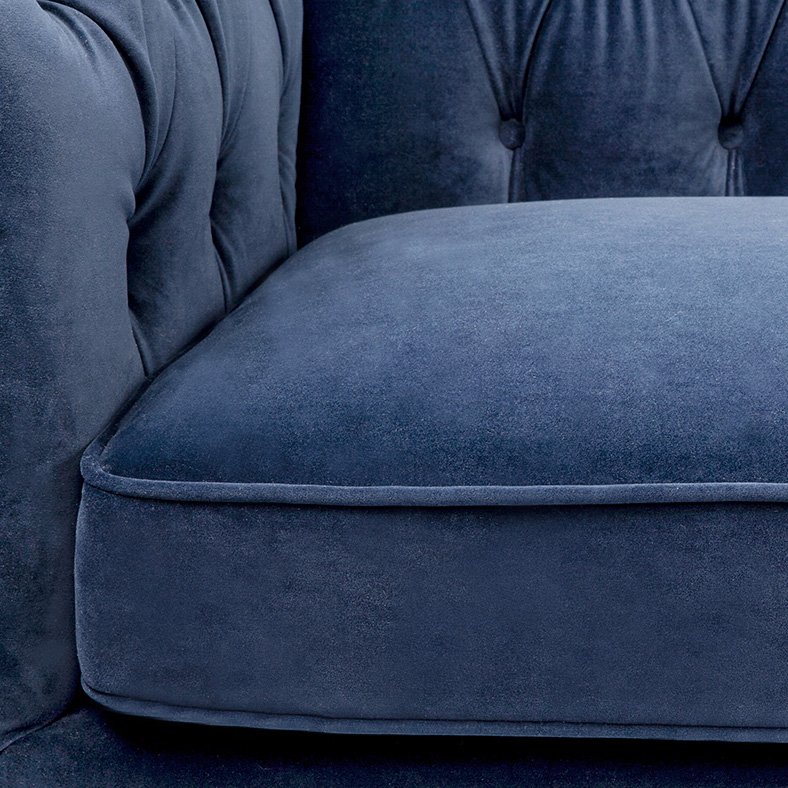 Tuxedo 3 Seater Tufted Sofa
