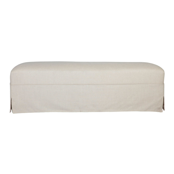 Brighton Slip Cover Bench Ottoman