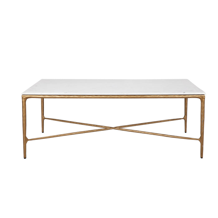 Heston Rectangle Marble Coffee Table