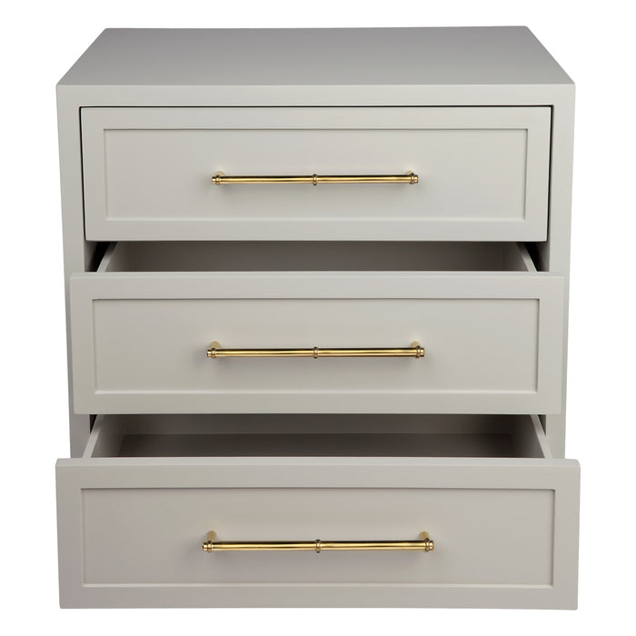 Pearl BedSide Table 3-Drawer