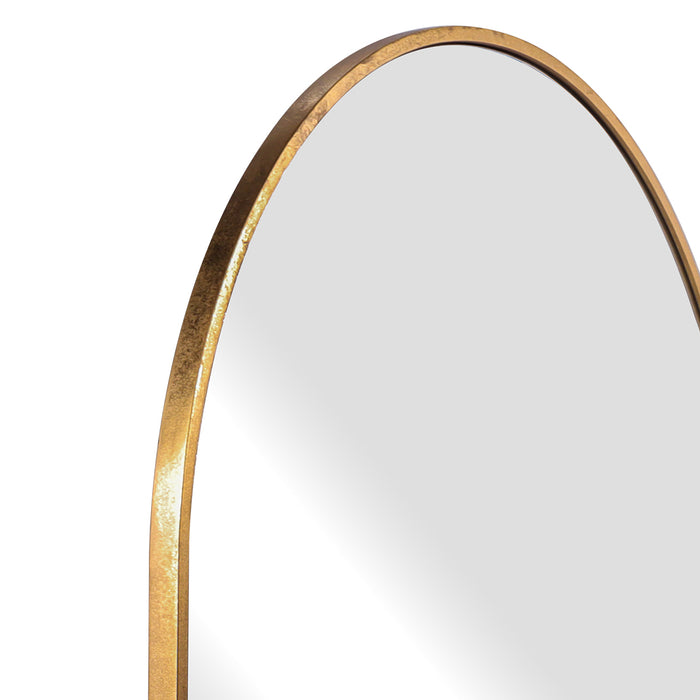 Archibald Floor Mirror Gold Leaf