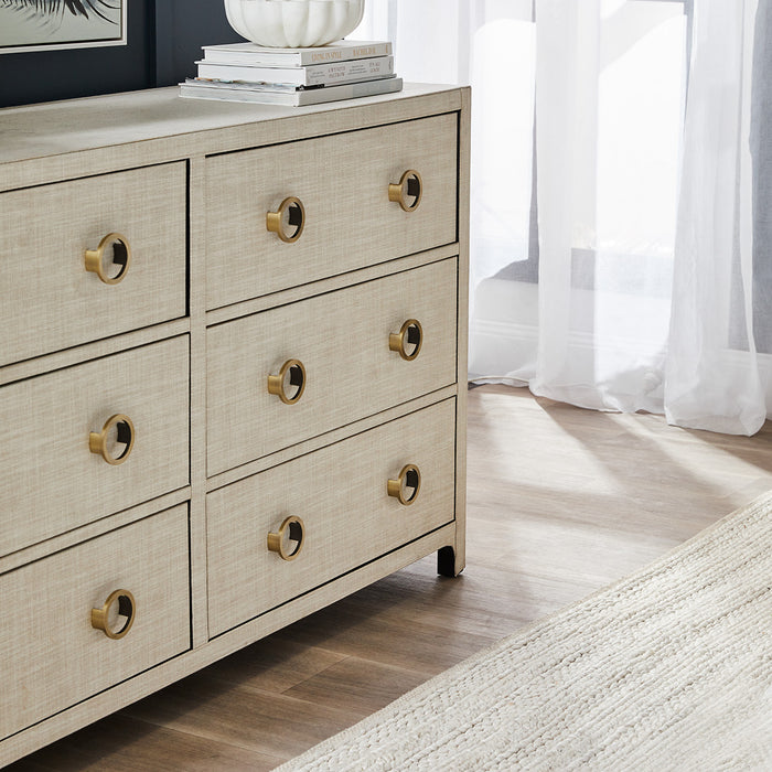 Astley 6 Drawer Upholstered Chest