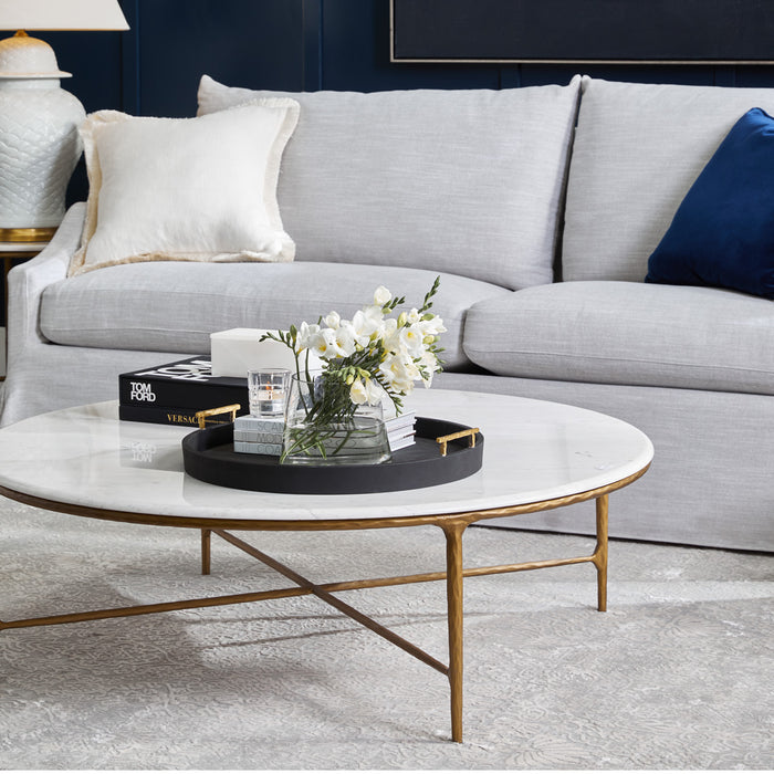 Heston Round Marble Coffee Table