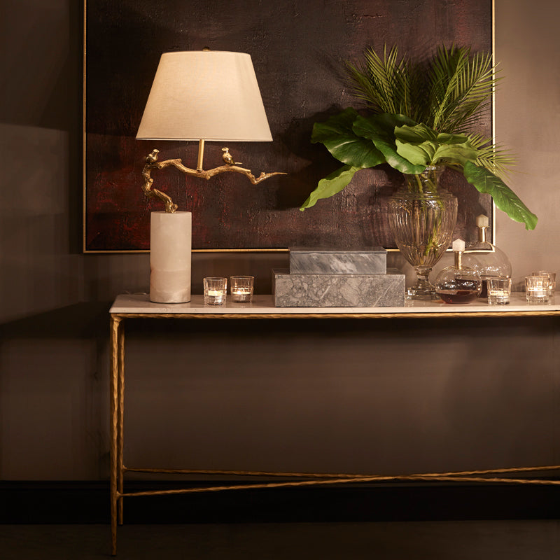 Heston Marble Console Table