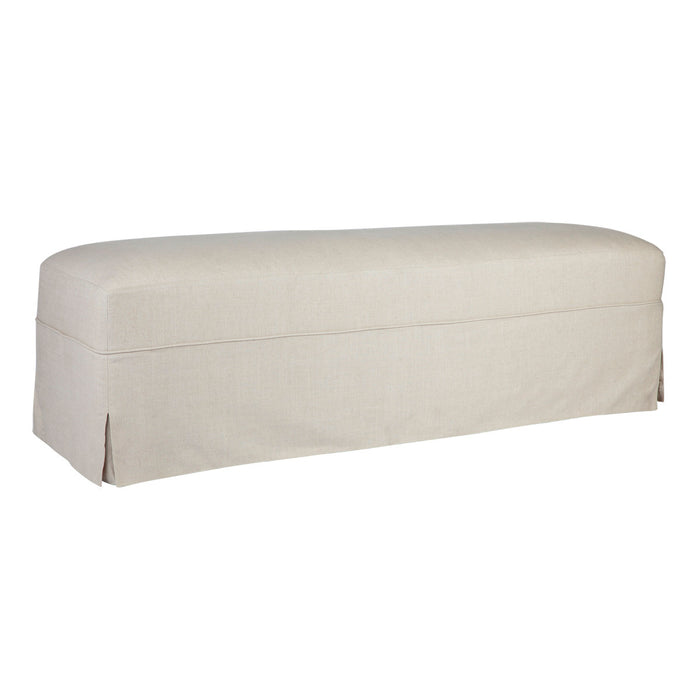 Brighton Slip Cover Bench Ottoman