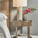 Arielle Oval BedSide Table