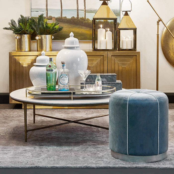 Heston Round Marble Coffee Table