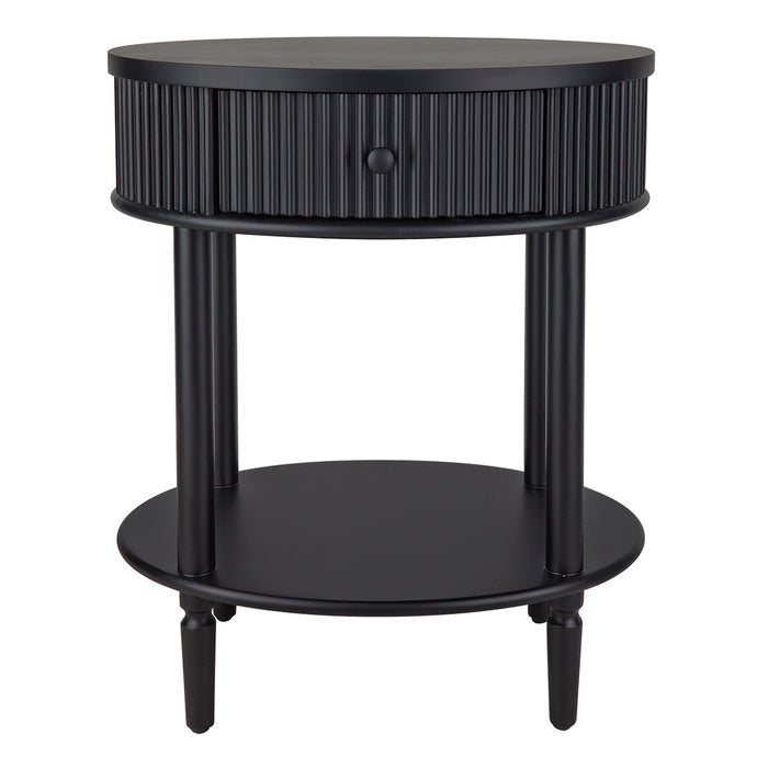 Arielle Oval BedSide Table