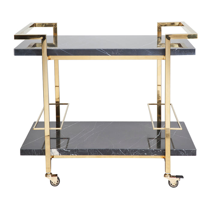 Franklin Marble Bar Cart