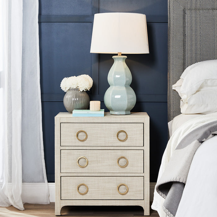 Astley Upholstered BedSide Table